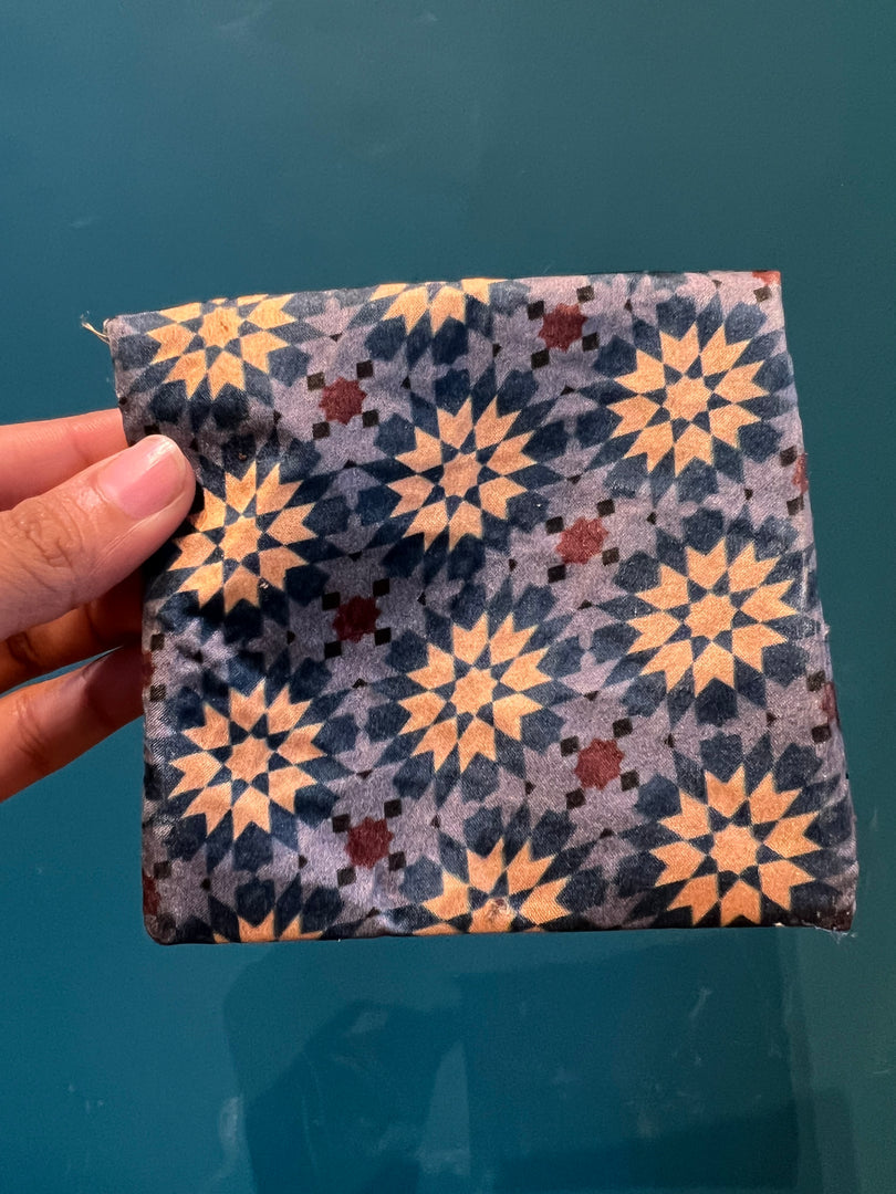 ADD ON: Maroon Navratna Patola Mini Pouch