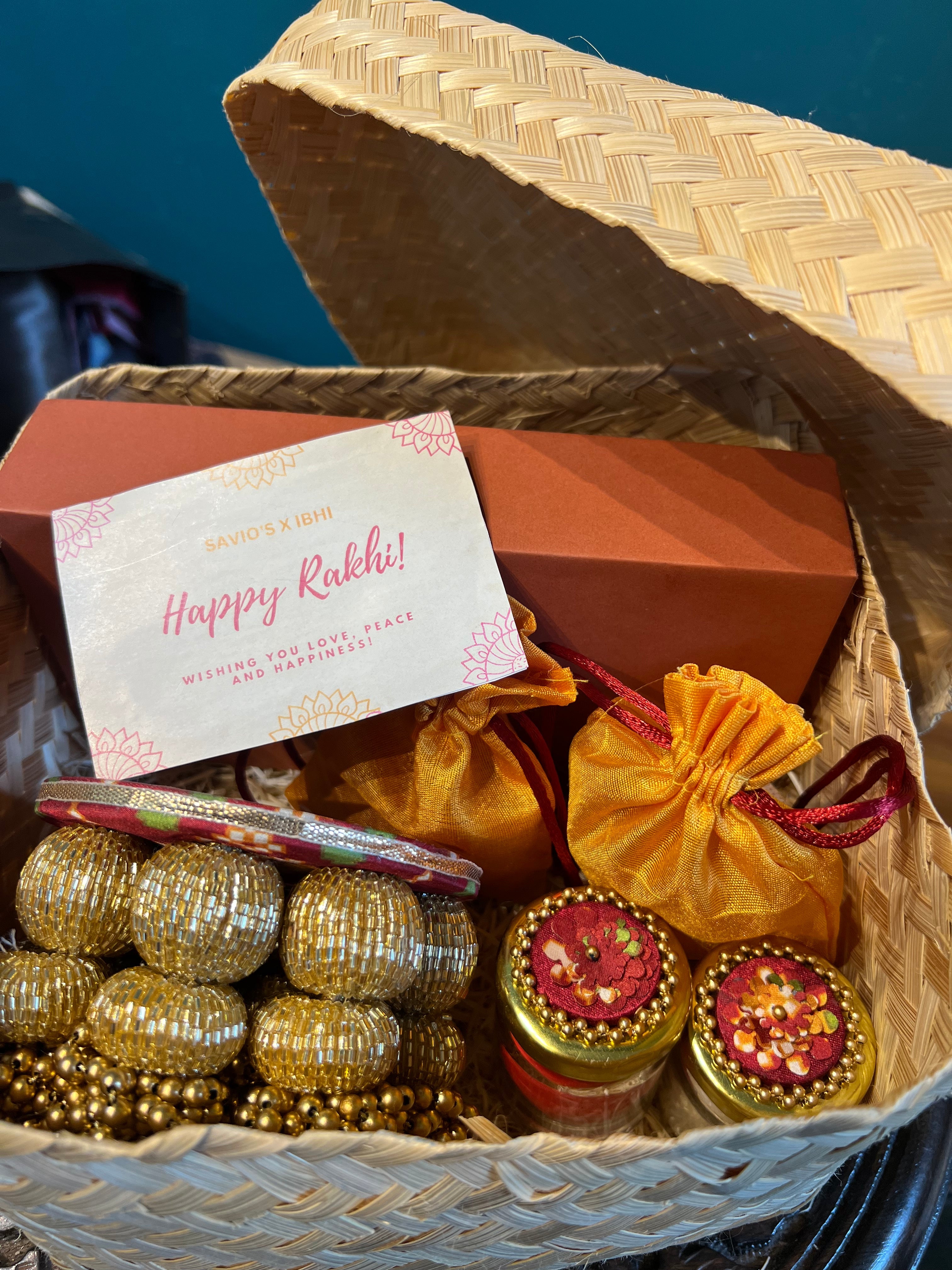 Maroon Beauty on Duty Rakhi Hamper