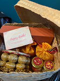 Maroon Beauty on Duty Rakhi Hamper