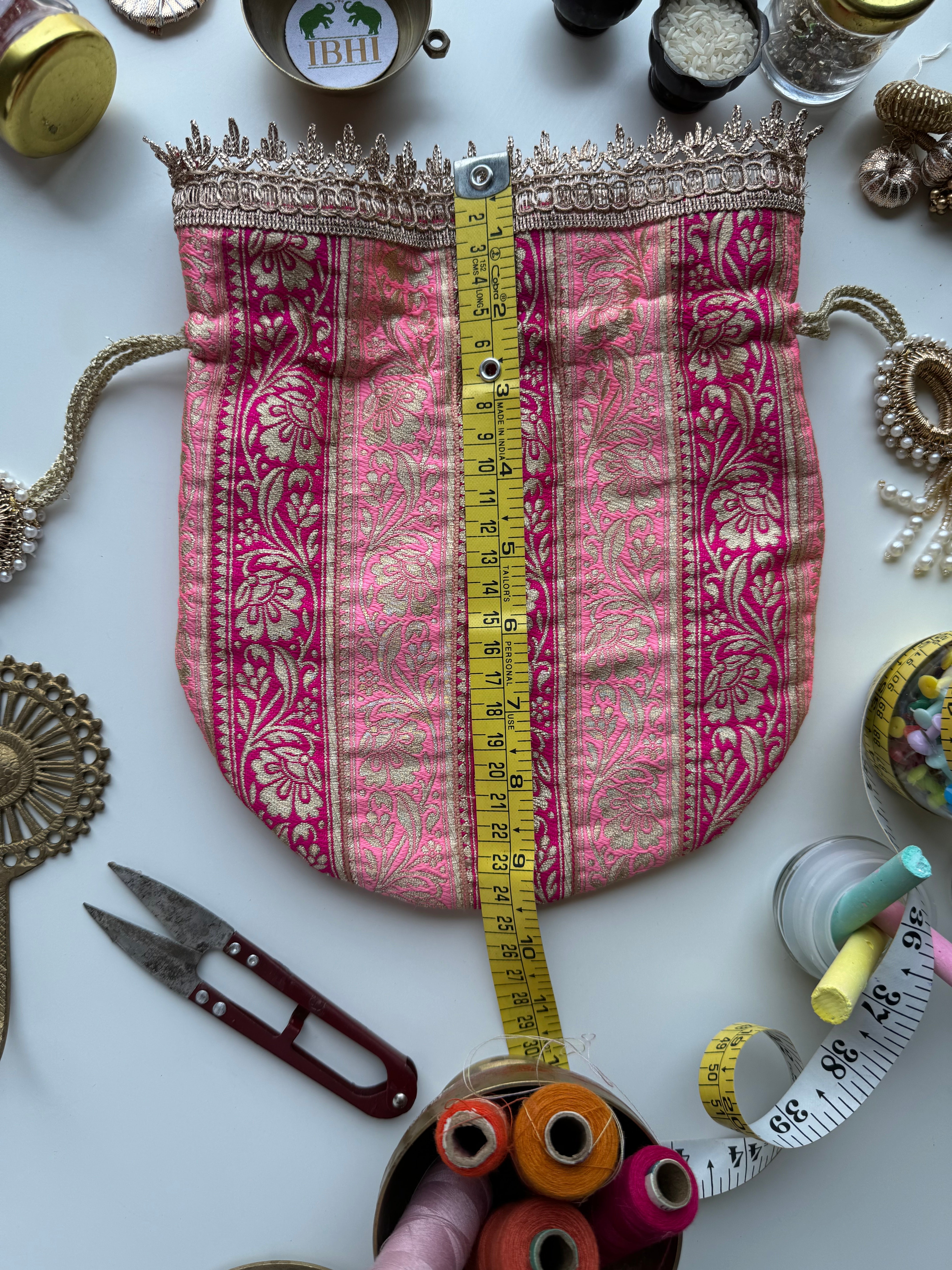 Chandrakala Gulaabi Potli Bag