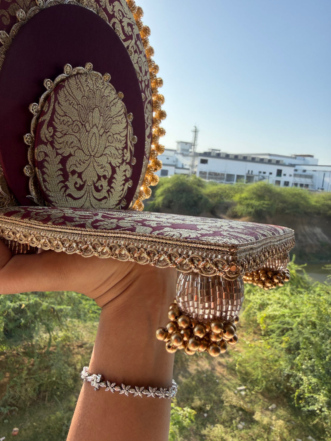 Ishita Detachable Custom Sihasan | Heritage