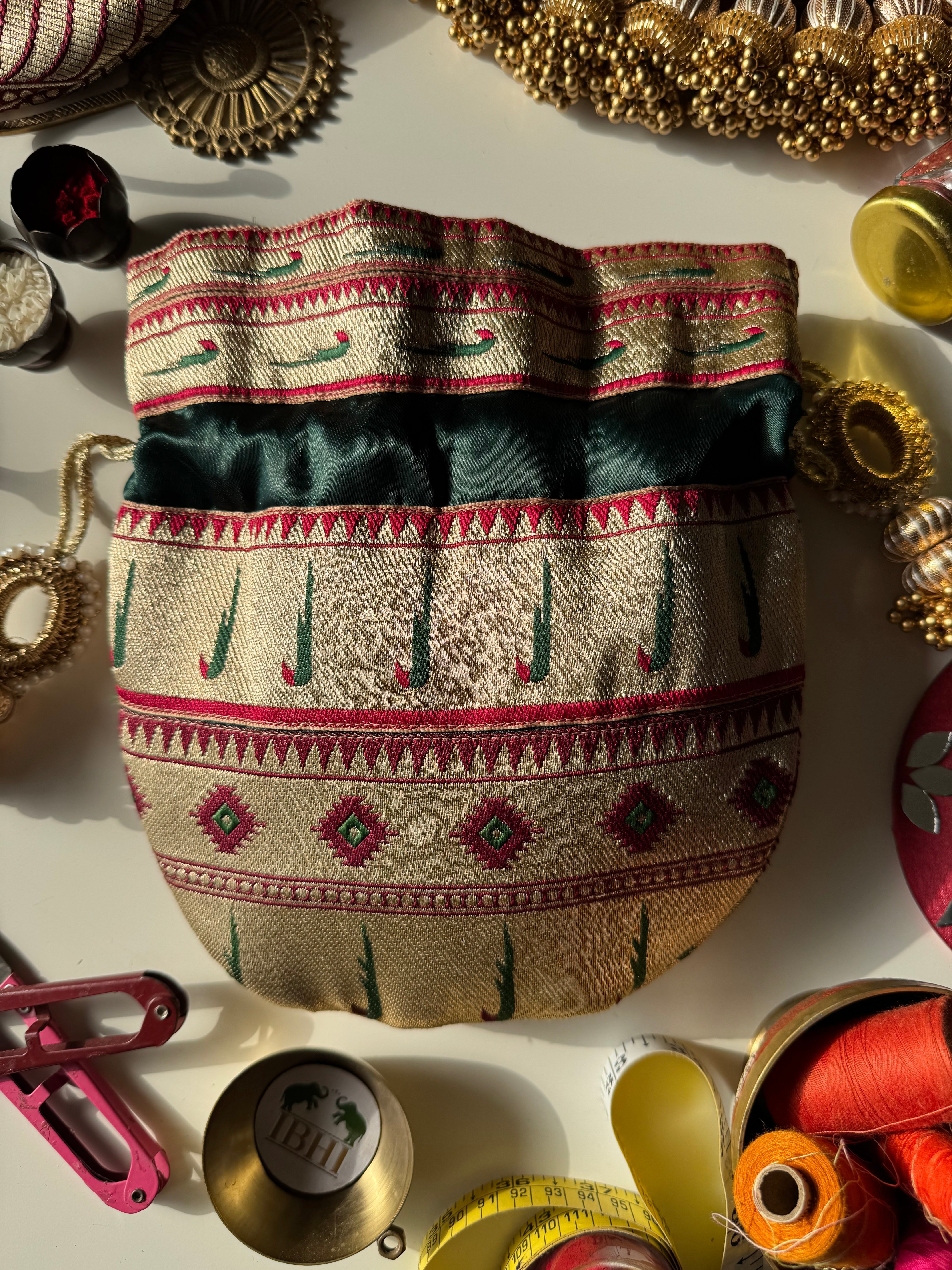 Shahi Kumkum Potli Bag