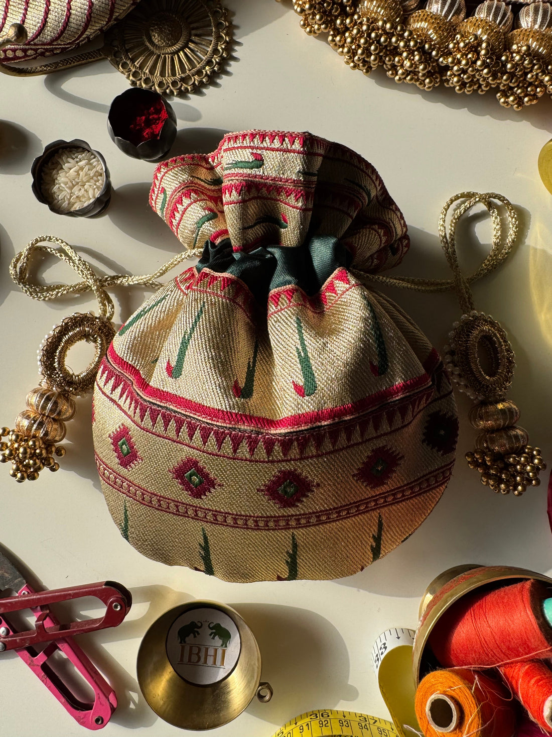 Shahi Kumkum Potli Bag