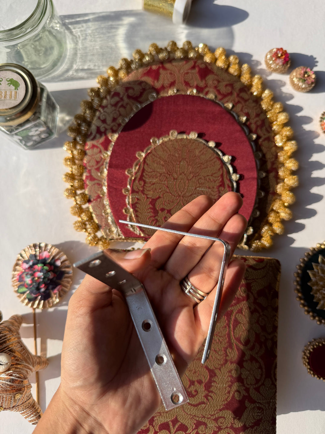 Ishita Detachable Custom Sihasan | Heritage