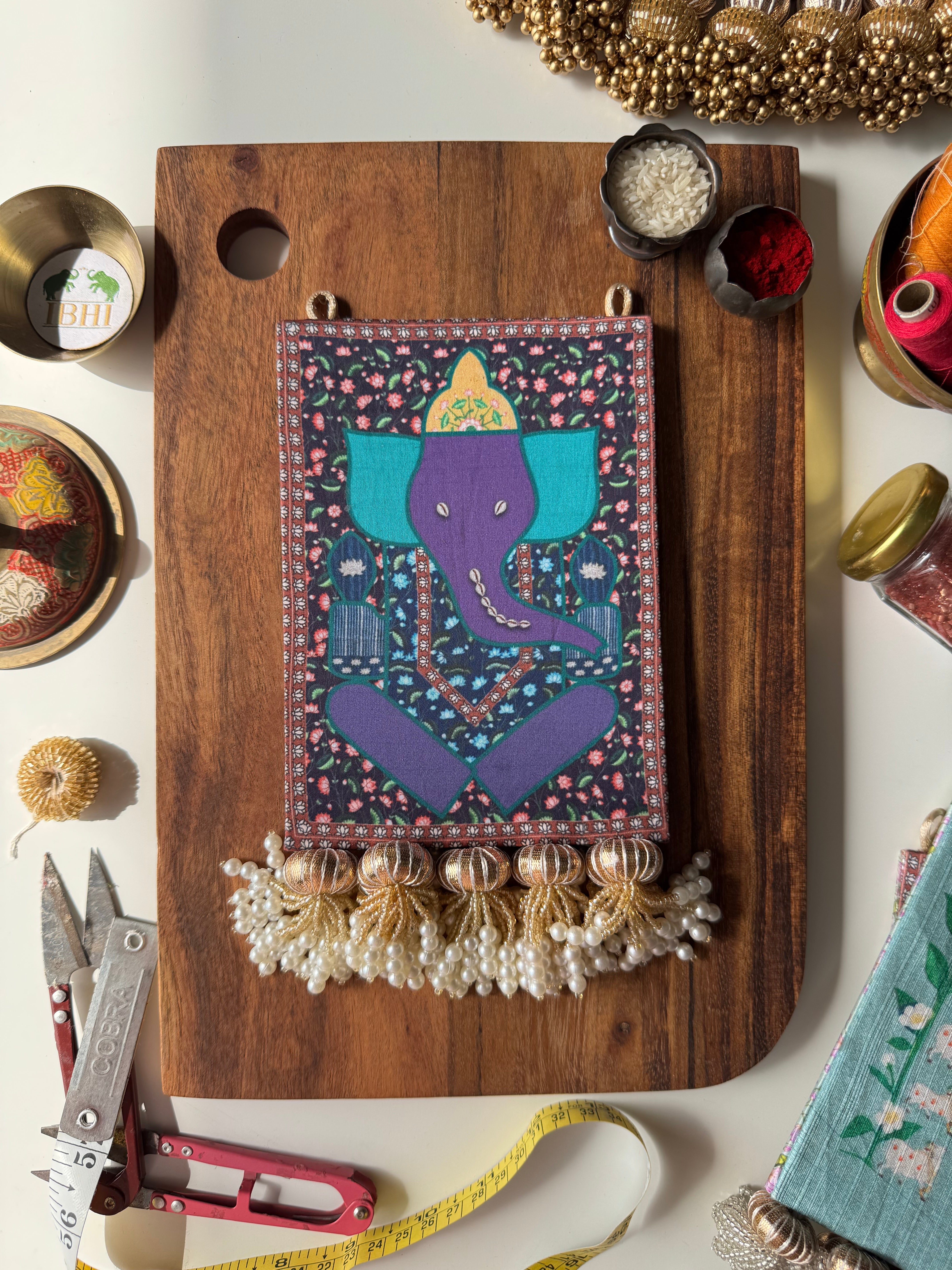 Rajarajeshwara Ganesh Wall Decor