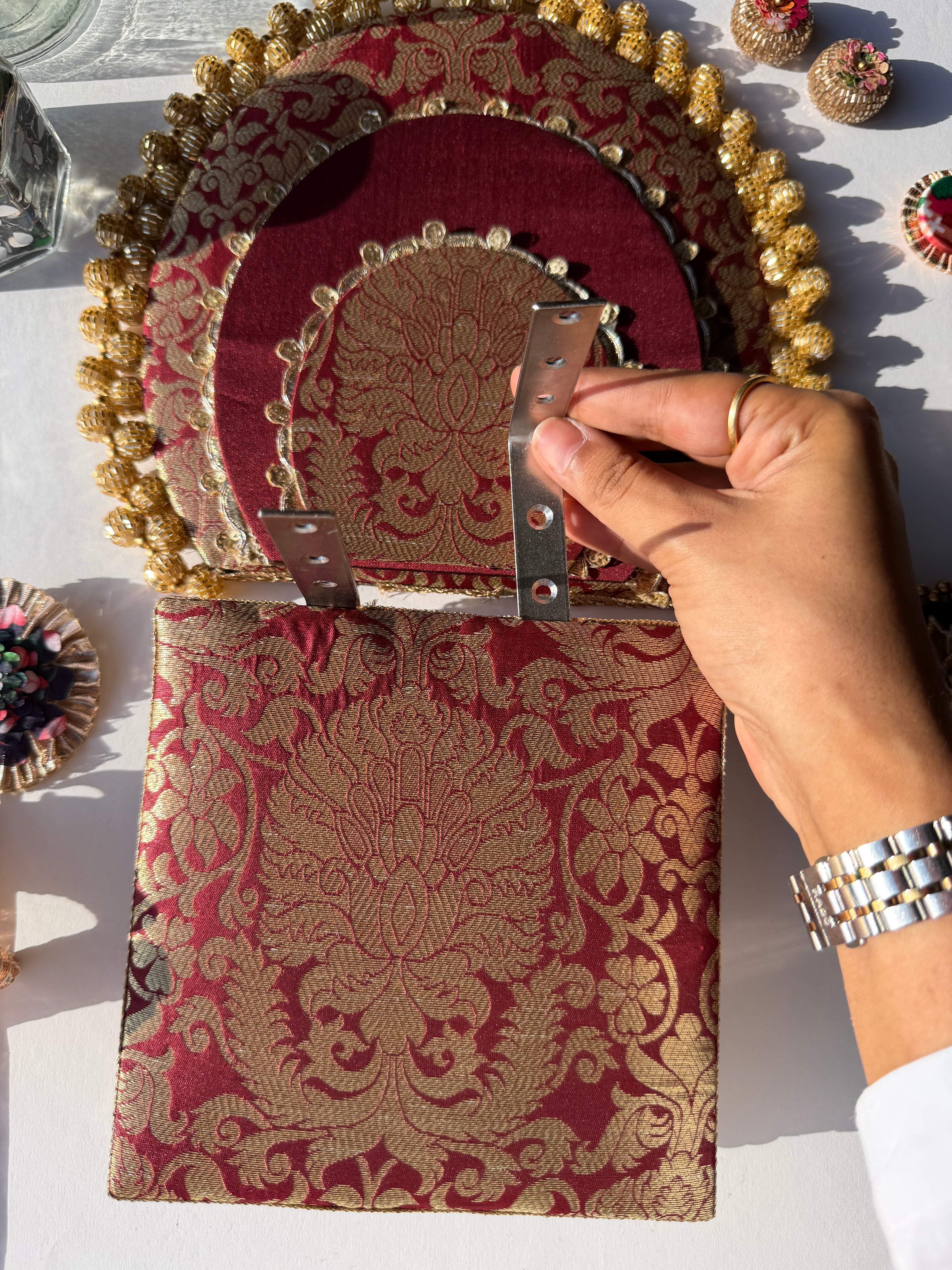 Ishita Detachable Custom Sihasan | Heritage