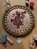 Shrinathji Platter: Inflorescence Divine Pichwai
