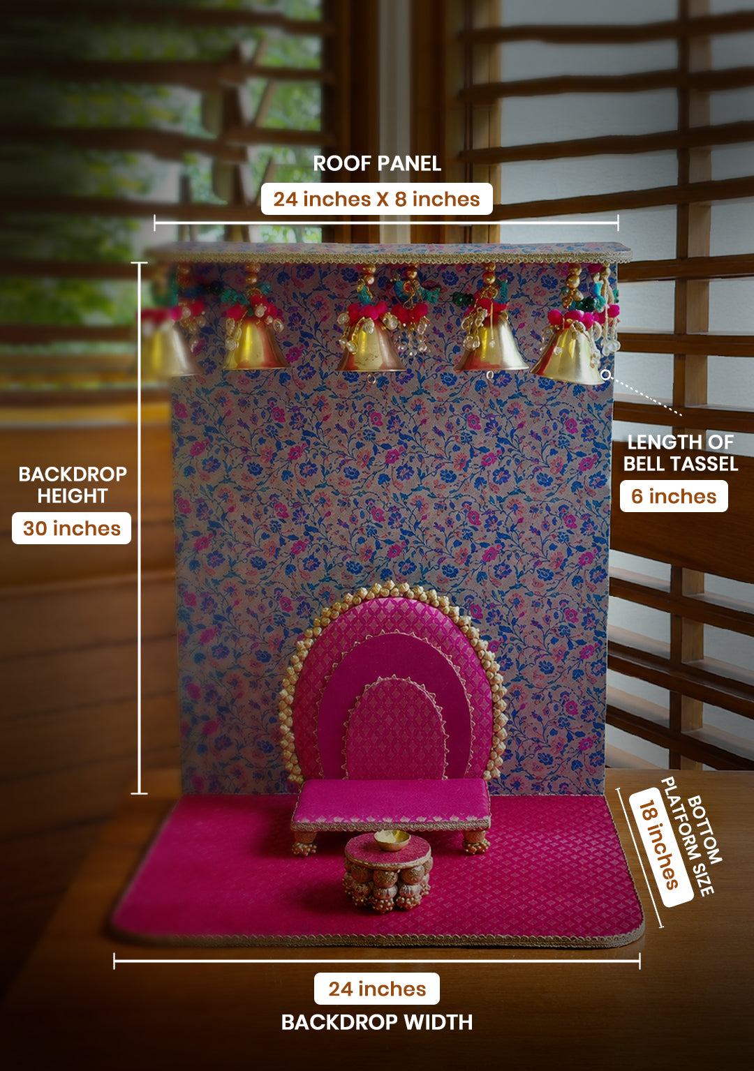 IBHI’s Reversible Detachable Sinhasan