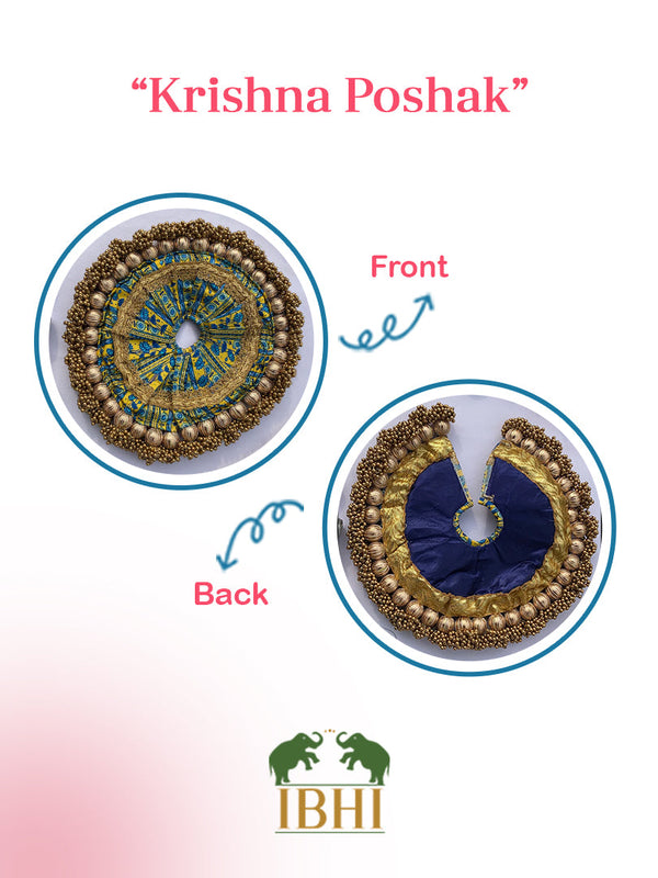 Congruous Divine Pichwai Copper Beaded Poshak