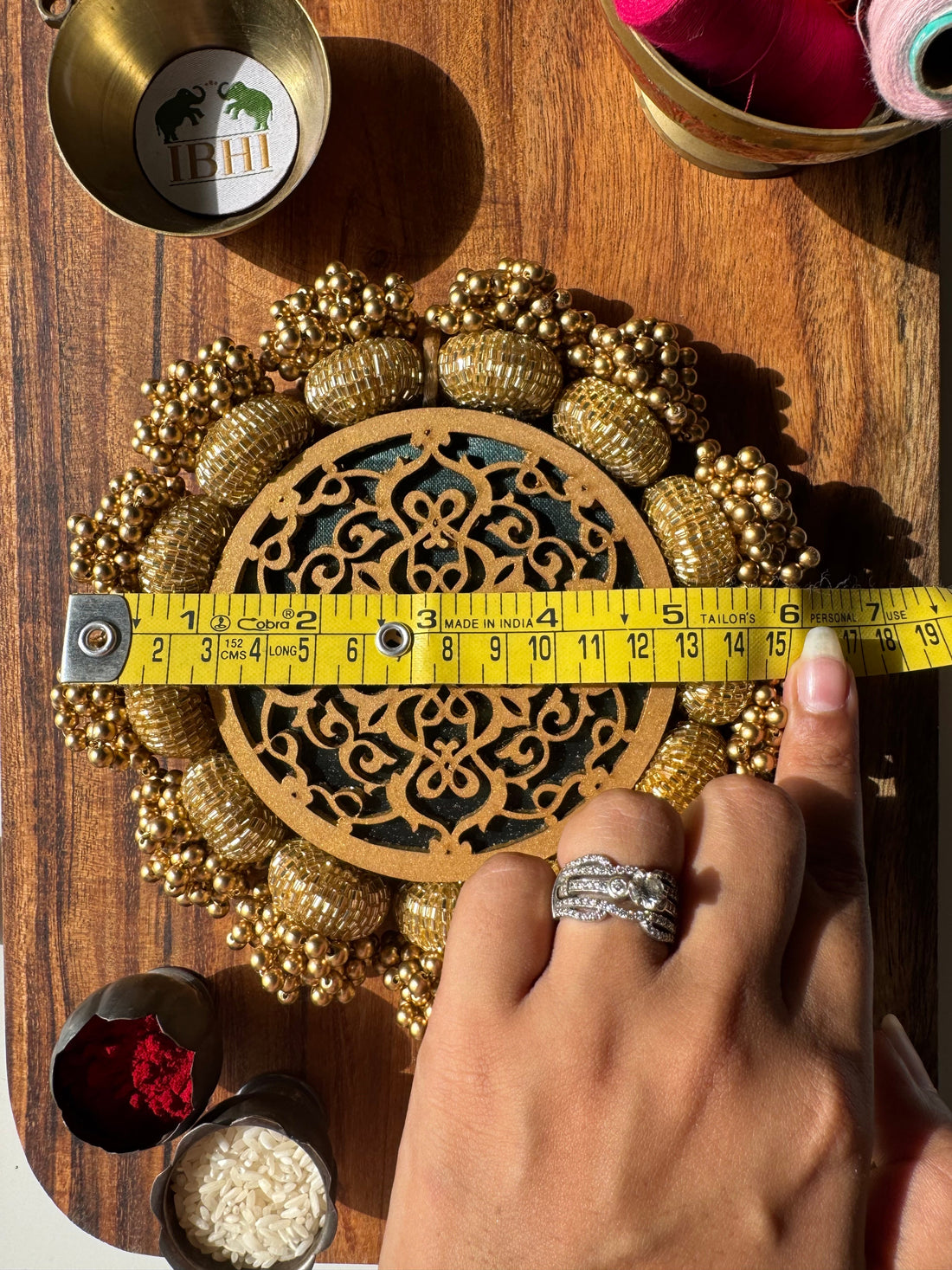 Green Kanchan Jaal Platter