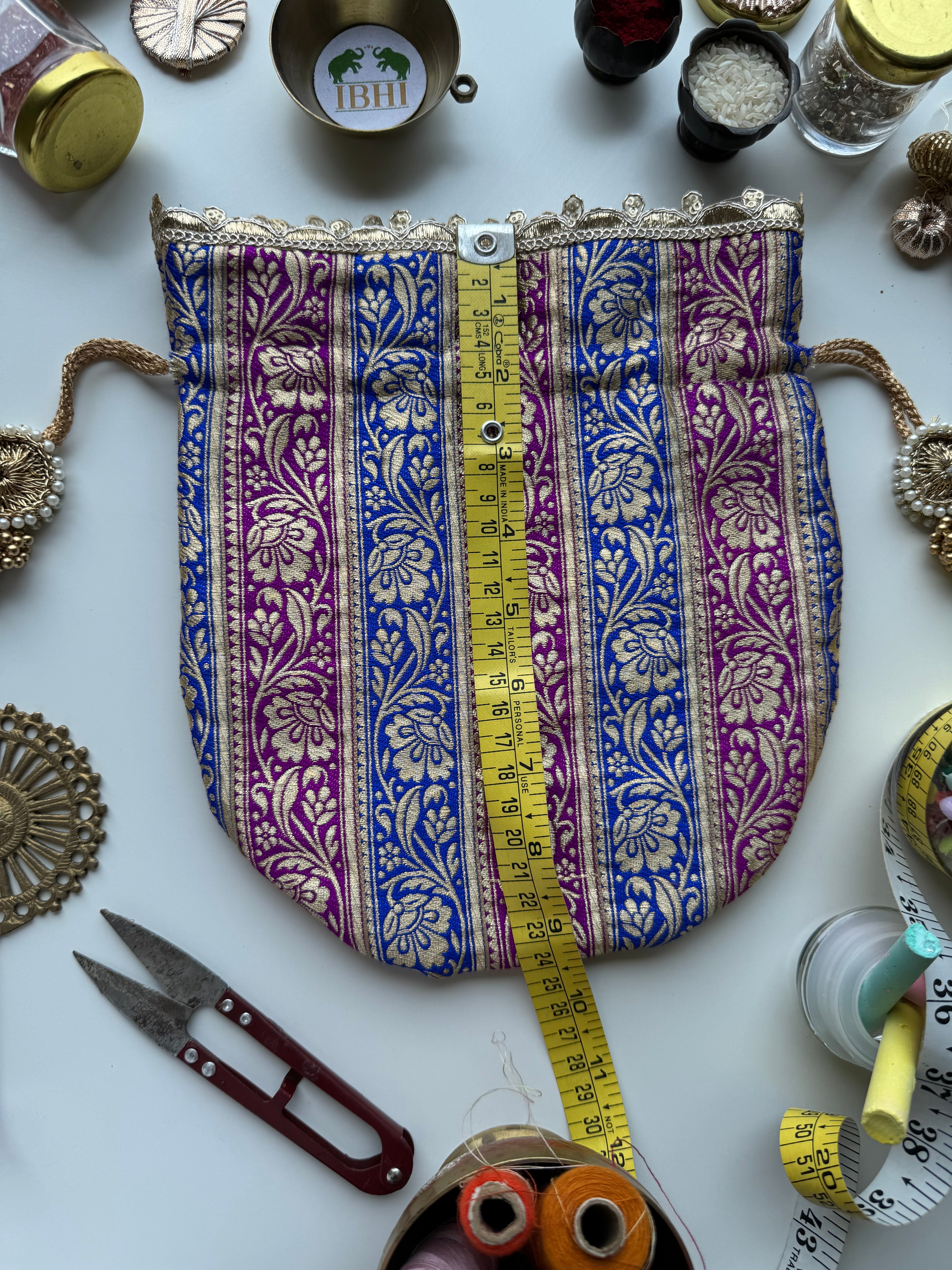 Neel Jamun Potli Bag