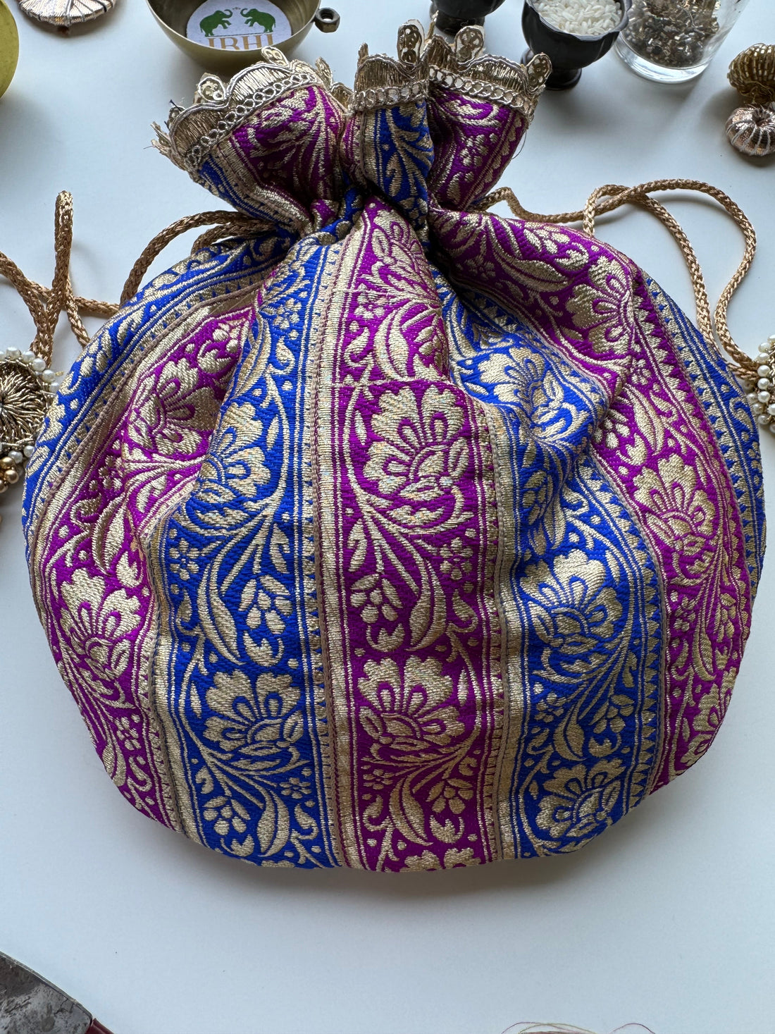 Neel Jamun Potli Bag