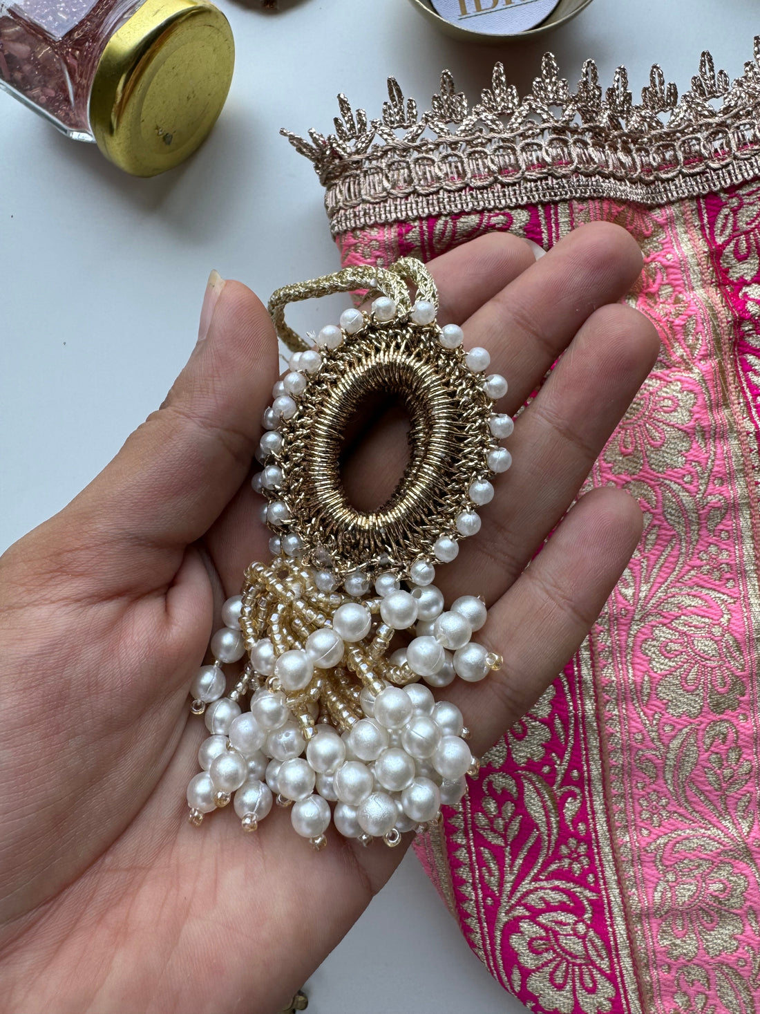 Chandrakala Gulaabi Potli Bag