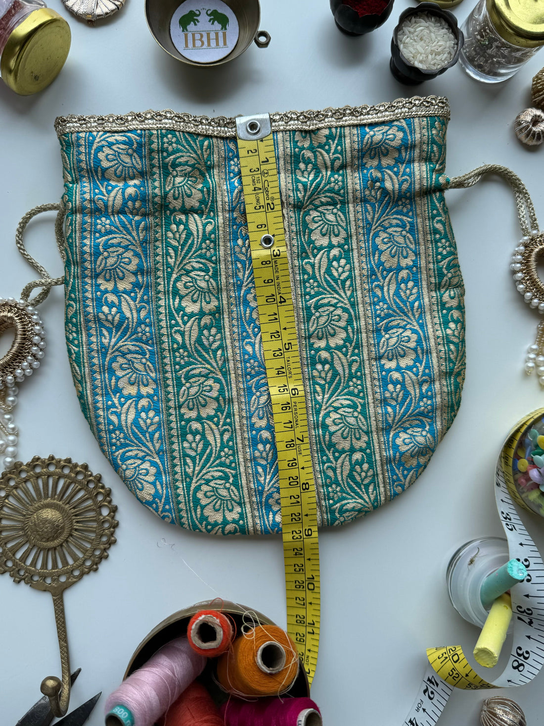 Aasmani Morpankhi Potli Bag