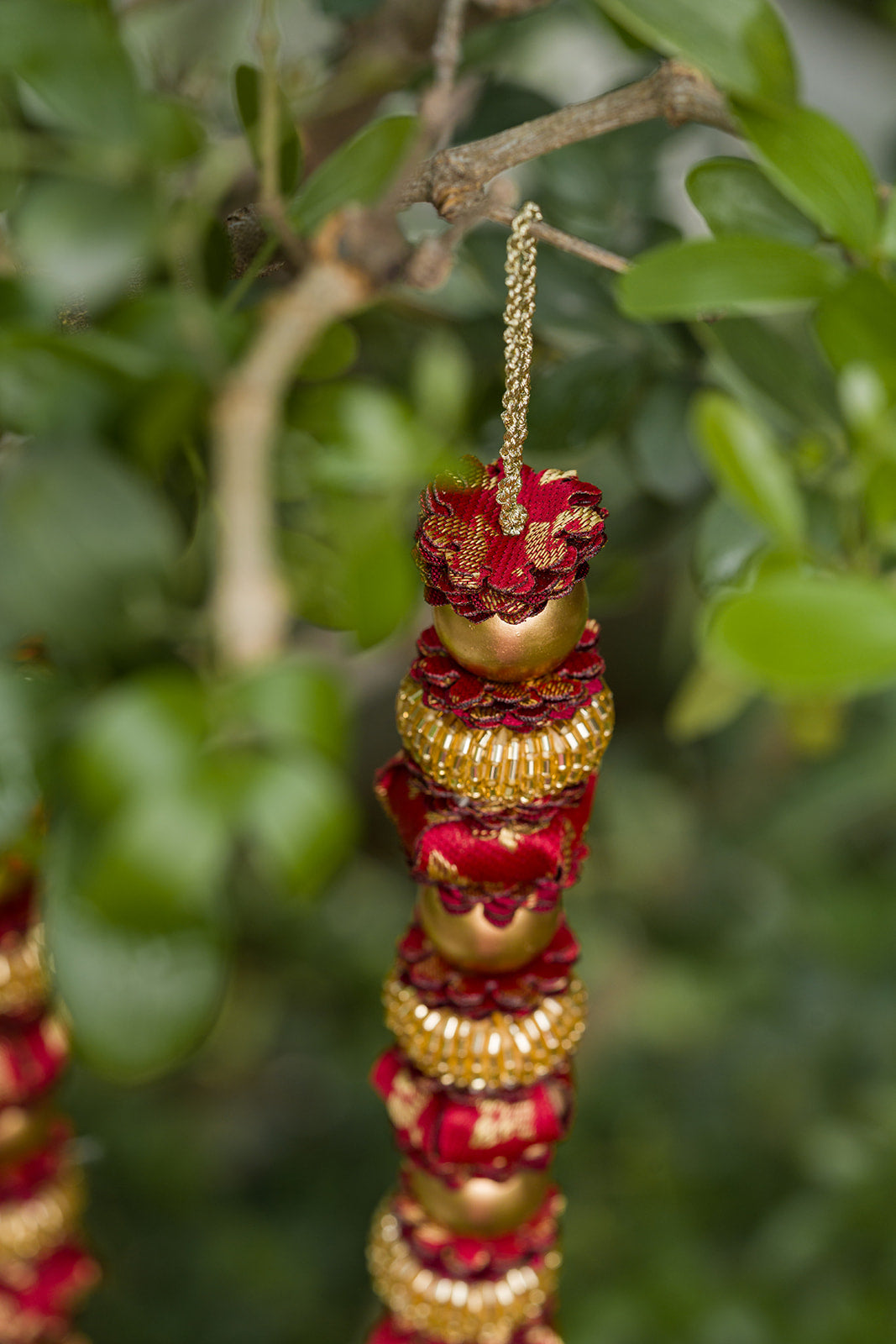 Petite Gajara Long Hanging- Maroon (1 pc)