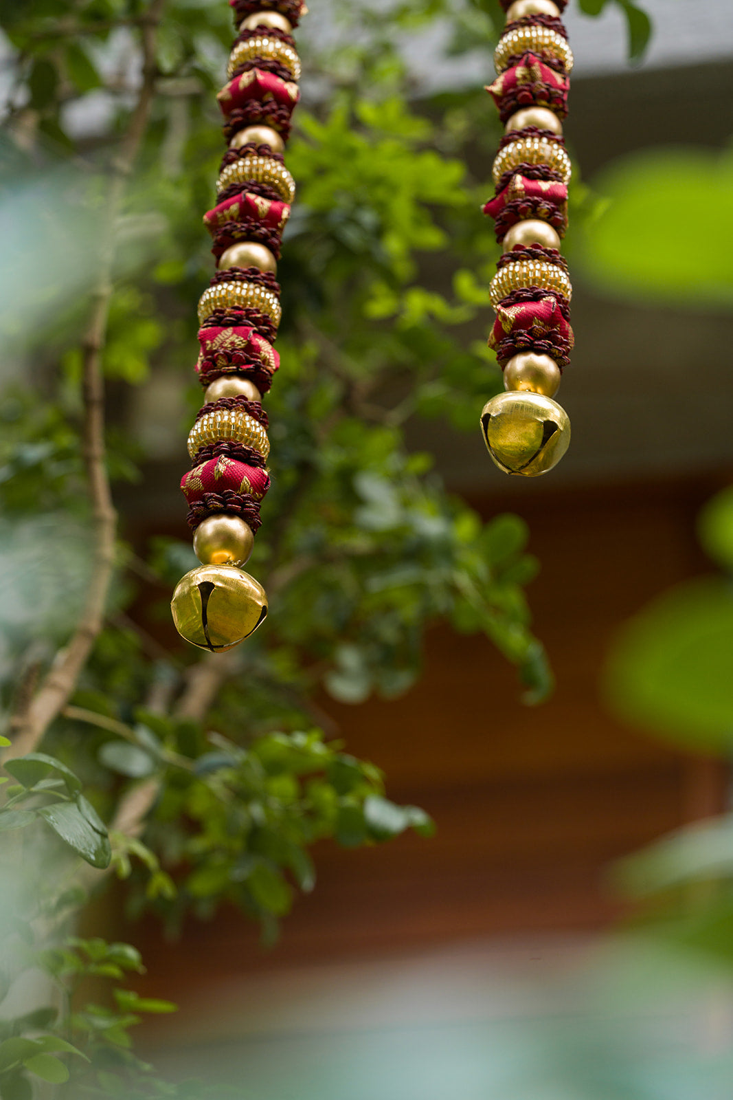 Petite Gajara Long Hanging- Maroon (1 pc)