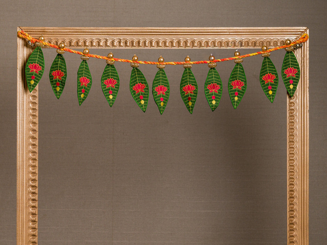 Kolam Mango Leaf Toran | Door Decoration