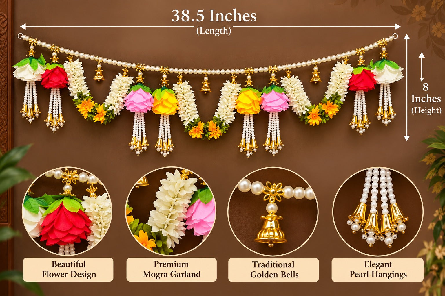 Artificial Floral Toran (Bandhanwar)