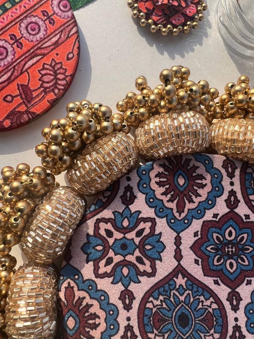 Diva Diya : Rosie Rani Bandhej + Bottle Green Hathi Popat Patola