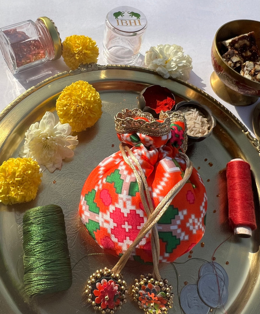 Idiosyncratic Divine Pichwai Little Potli- शगुन wali