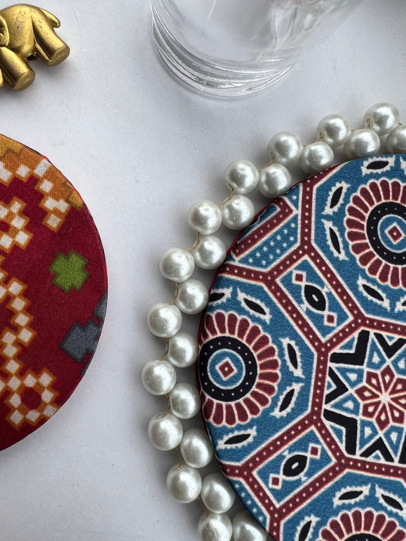 Pearl Beaded Platter: Idiosyncratic Divine Pichwai