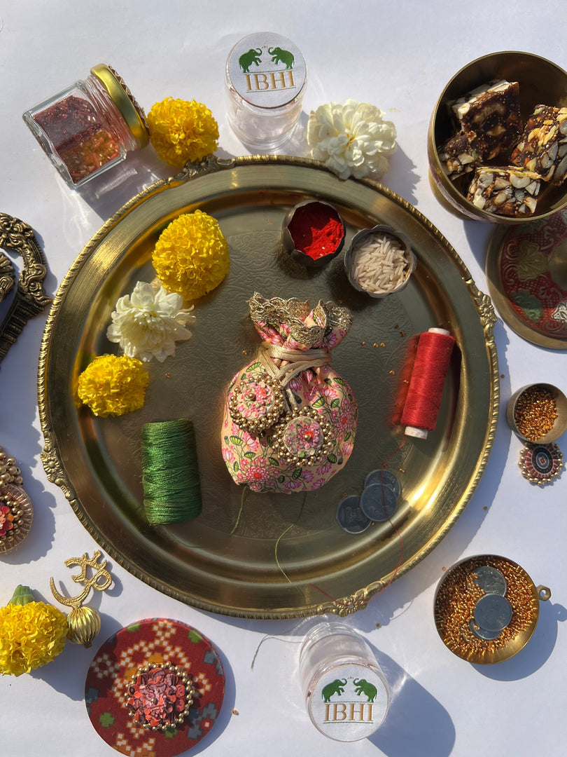 Idiosyncratic Divine Pichwai Little Potli- शगुन wali