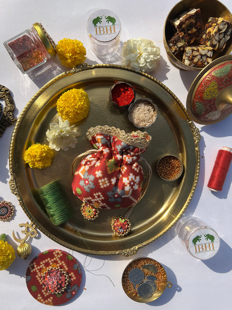 Idiosyncratic Divine Pichwai Little Potli- शगुन wali