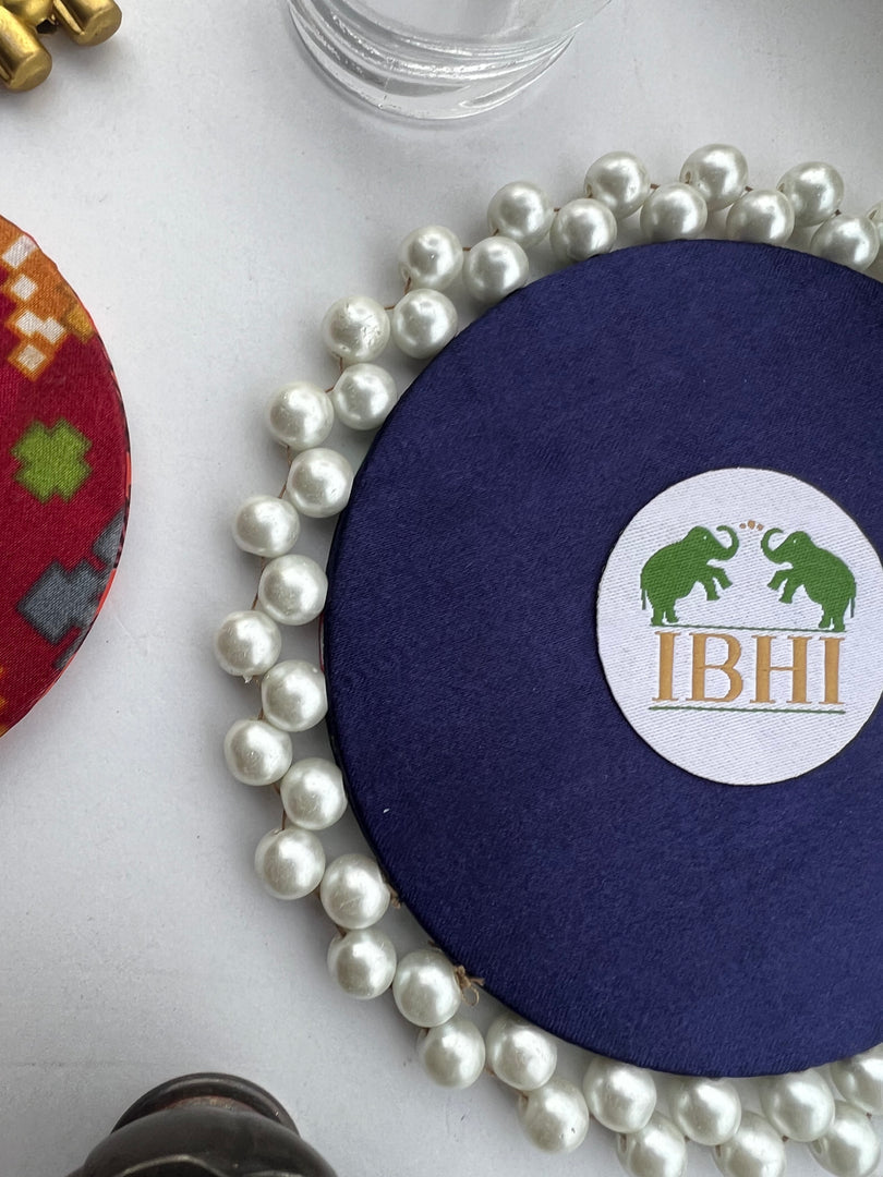 Pearl Beaded Platter: Idiosyncratic Divine Pichwai