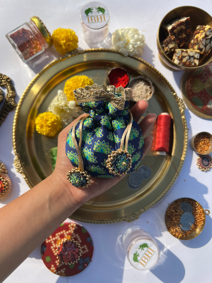 Idiosyncratic Divine Pichwai Little Potli- शगुन wali