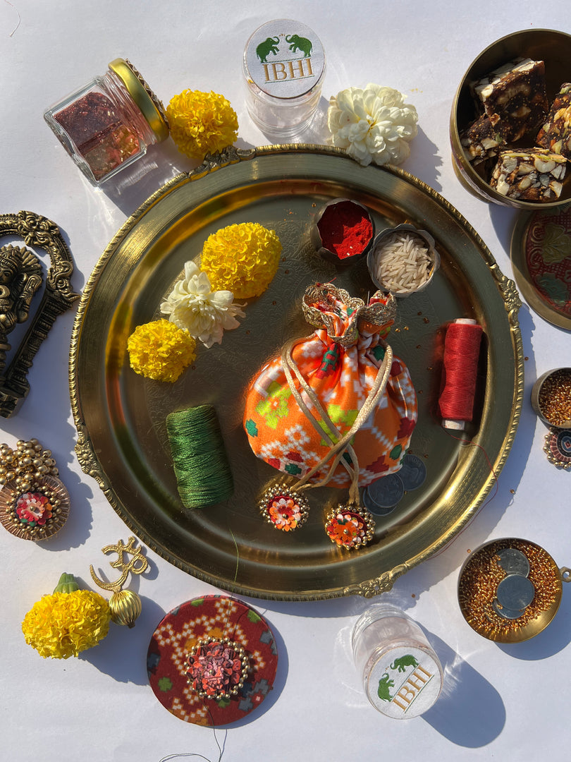 Idiosyncratic Divine Pichwai Little Potli- शगुन wali