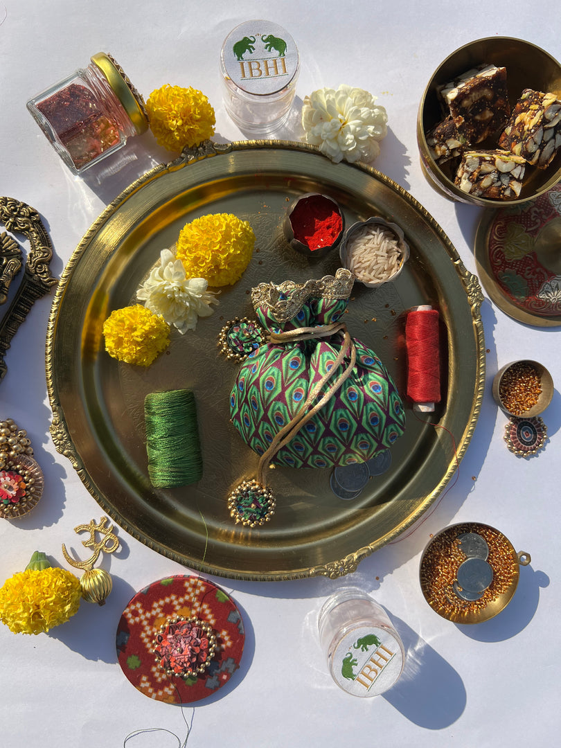 Idiosyncratic Divine Pichwai Little Potli- शगुन wali