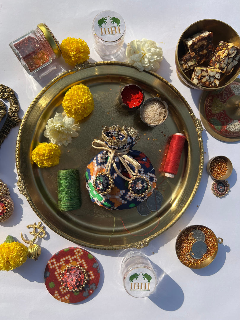 Idiosyncratic Divine Pichwai Little Potli- शगुन wali