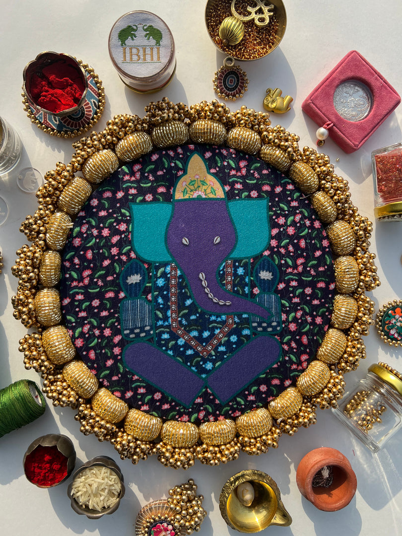 Pichwai Ganesh Medley: Idiosyncratic Divine Pichwai