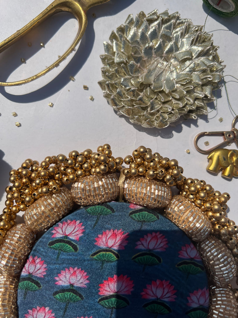 Diva Diya : Rosie Rani Bandhej + Bottle Green Hathi Popat Patola