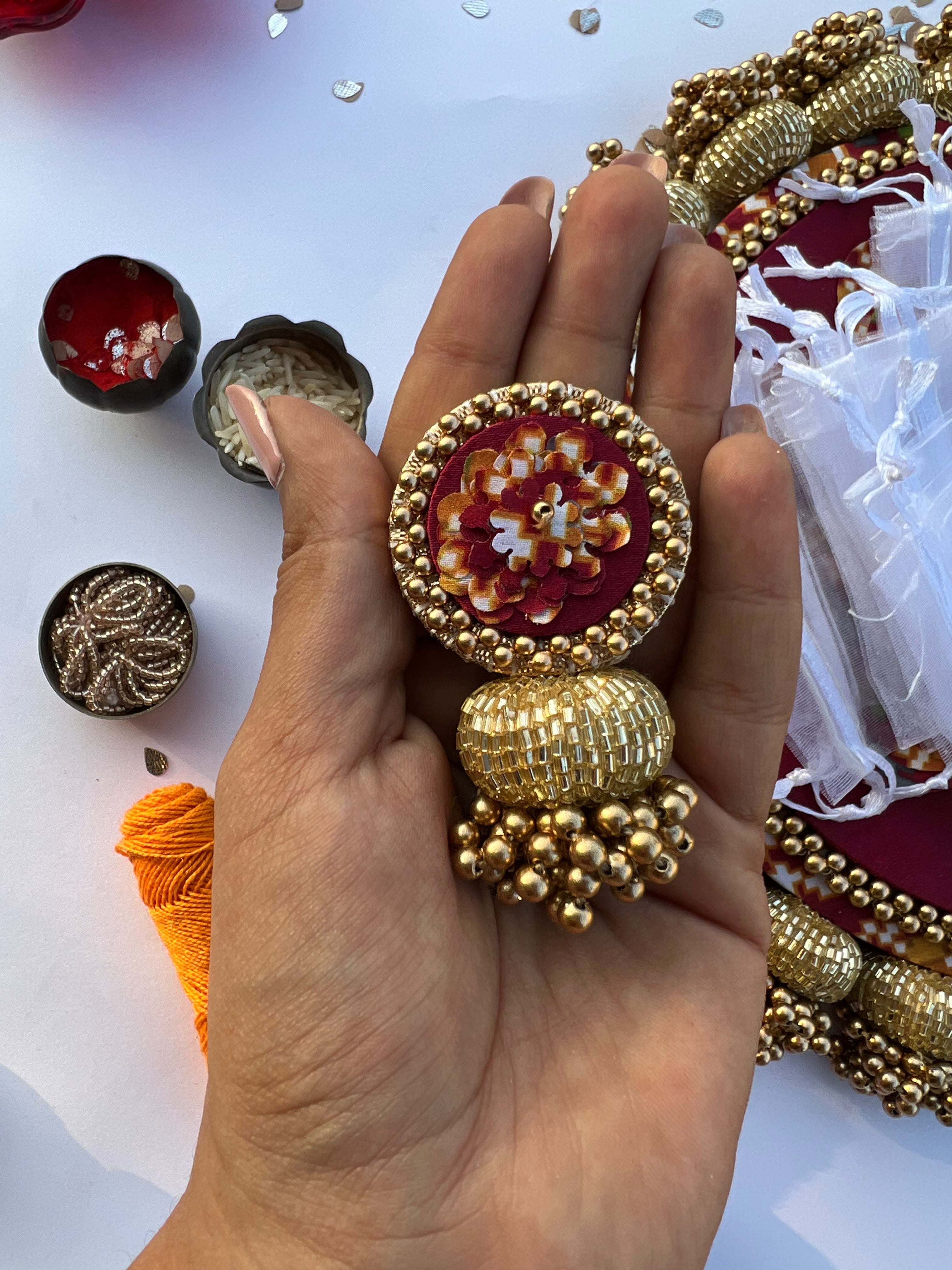 Assorted Mix of Patola & Pichwai Enchanted Brooches
