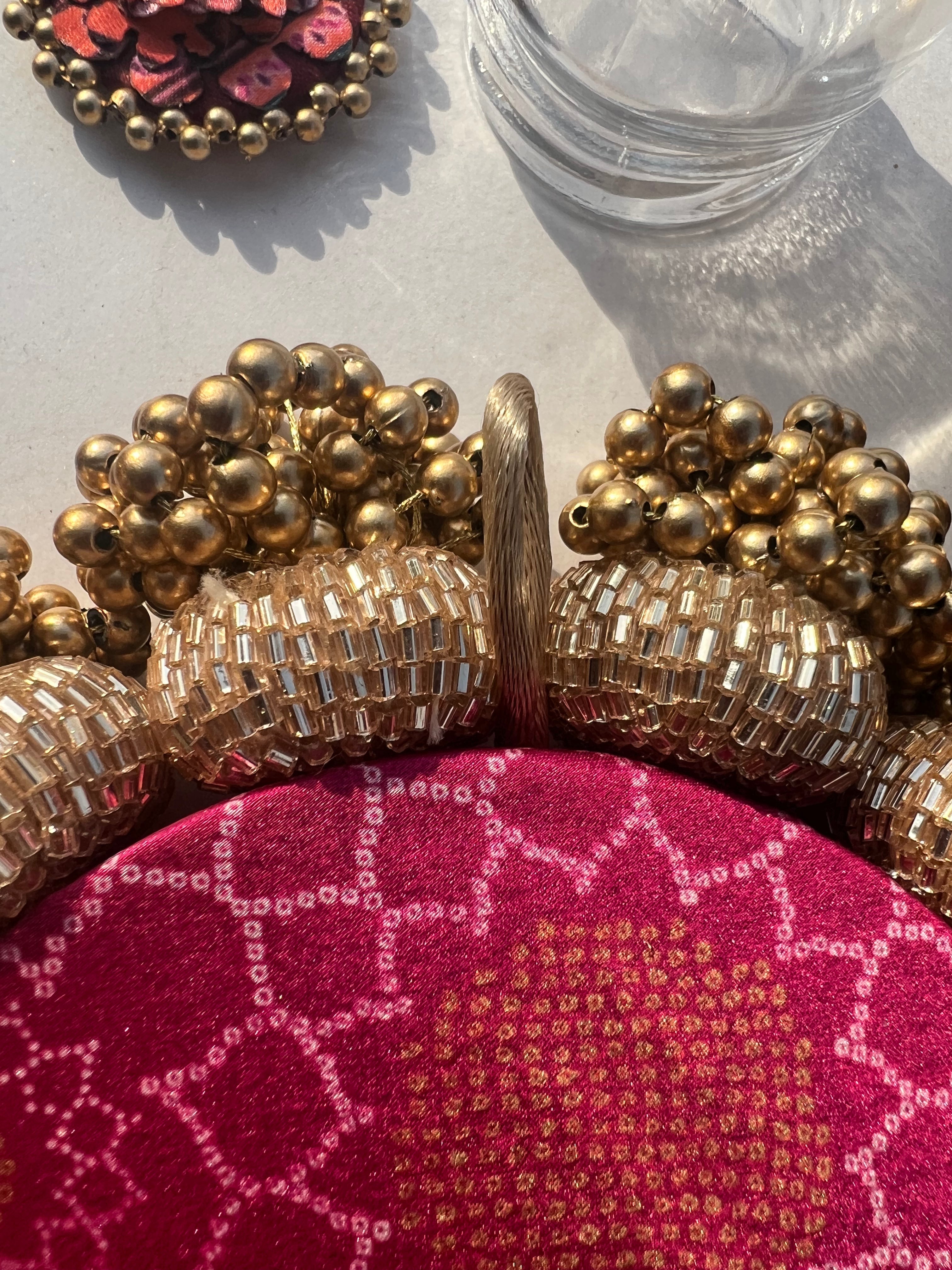 Diva Diya : Rosie Rani Bandhej + Bottle Green Hathi Popat Patola