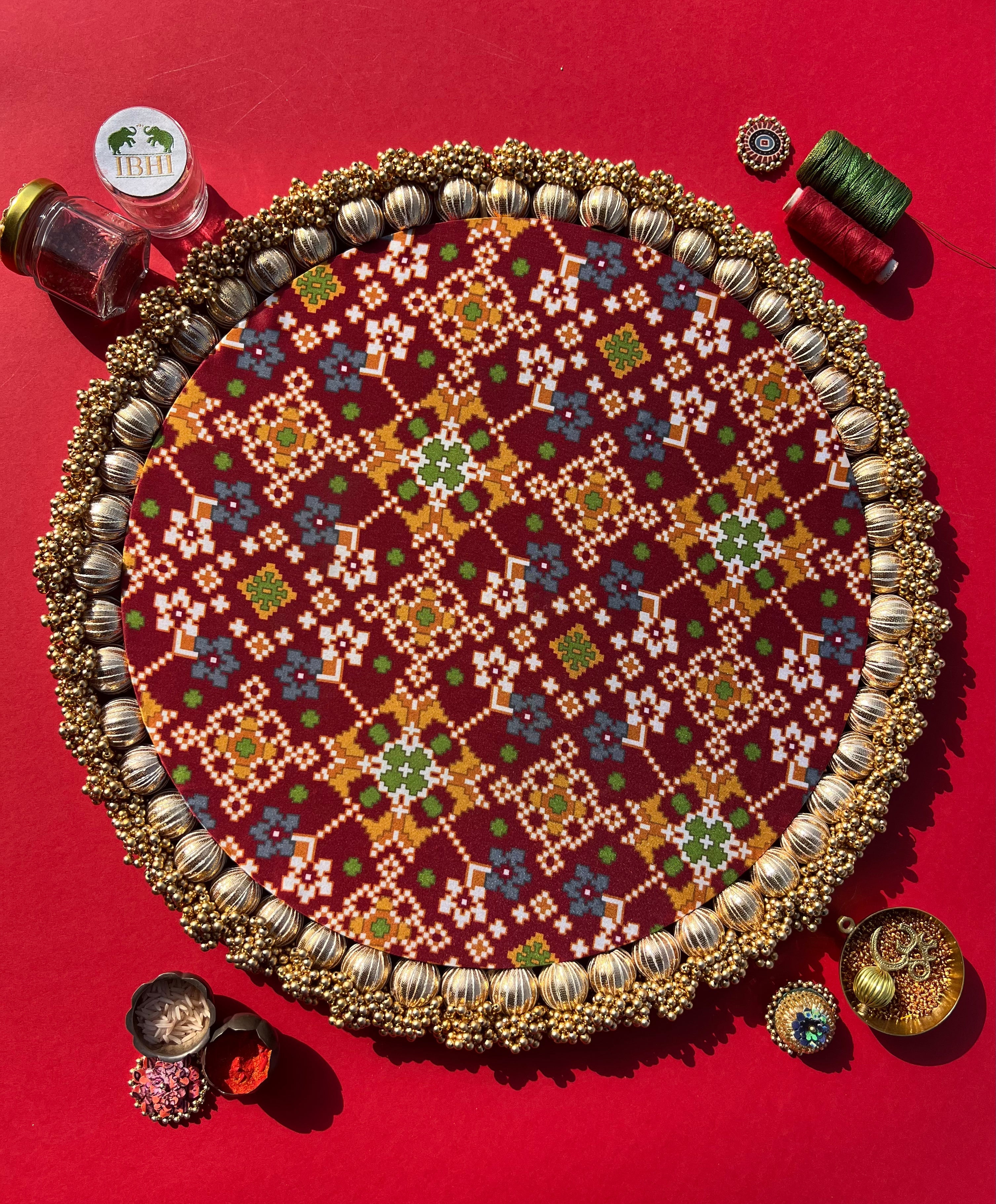 Kumkum Charan Thaal: Manik Laal Navratna Patola