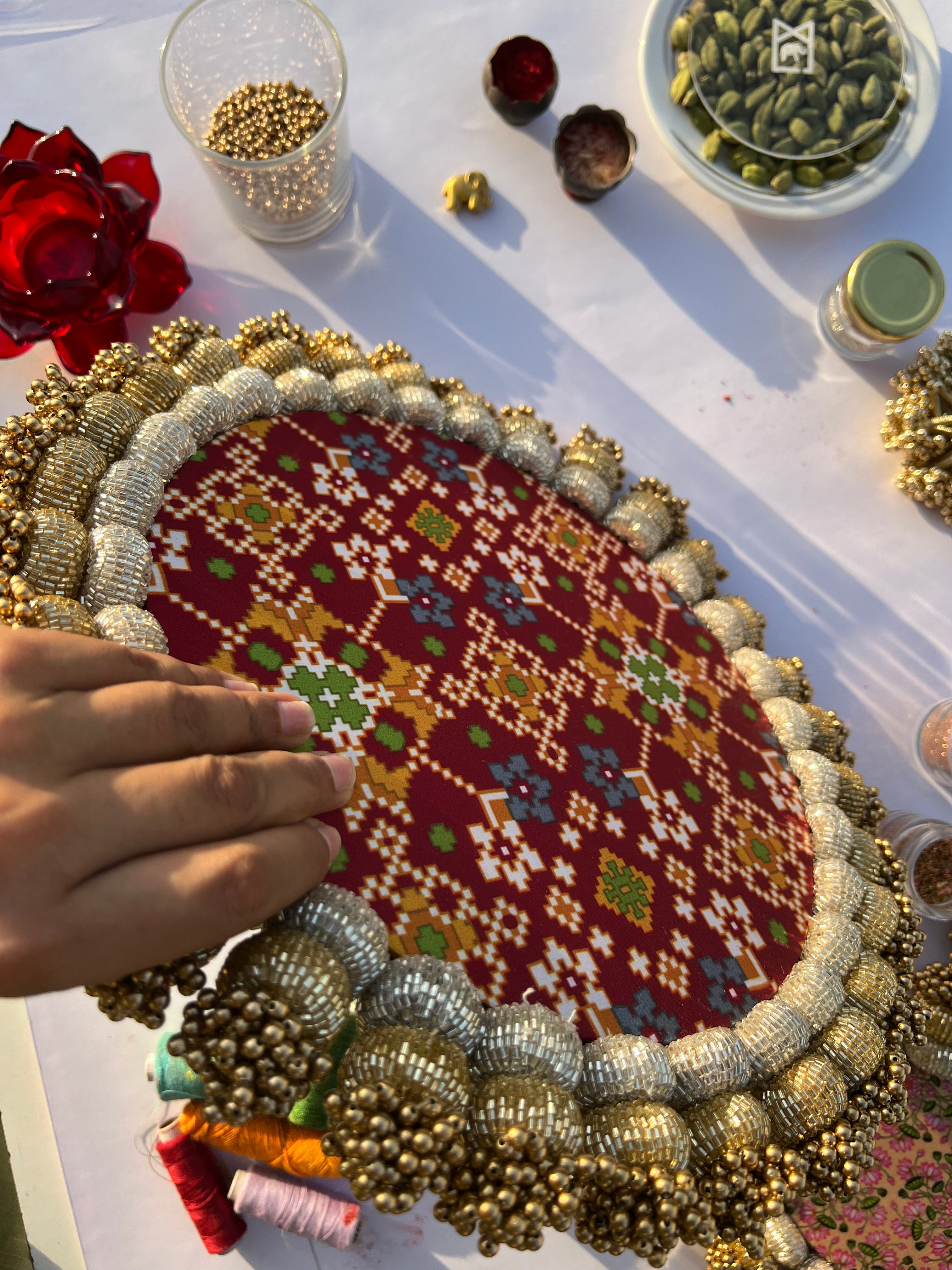 Assorted Mix of Chaandbaali Rangoli
