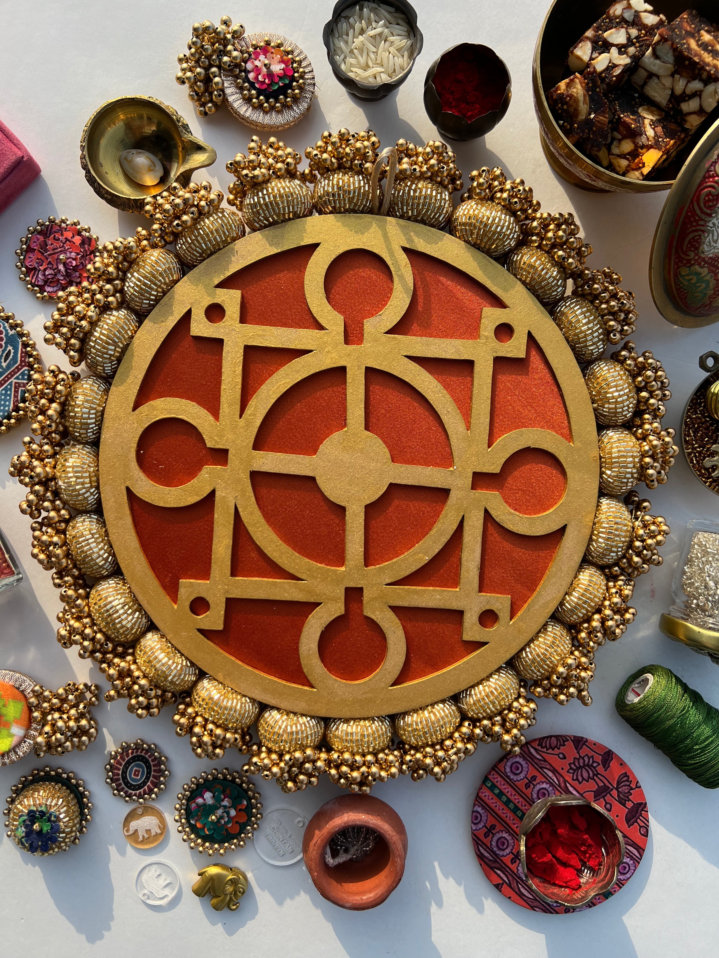 Aakriti Mini Rangoli & Festive Platter