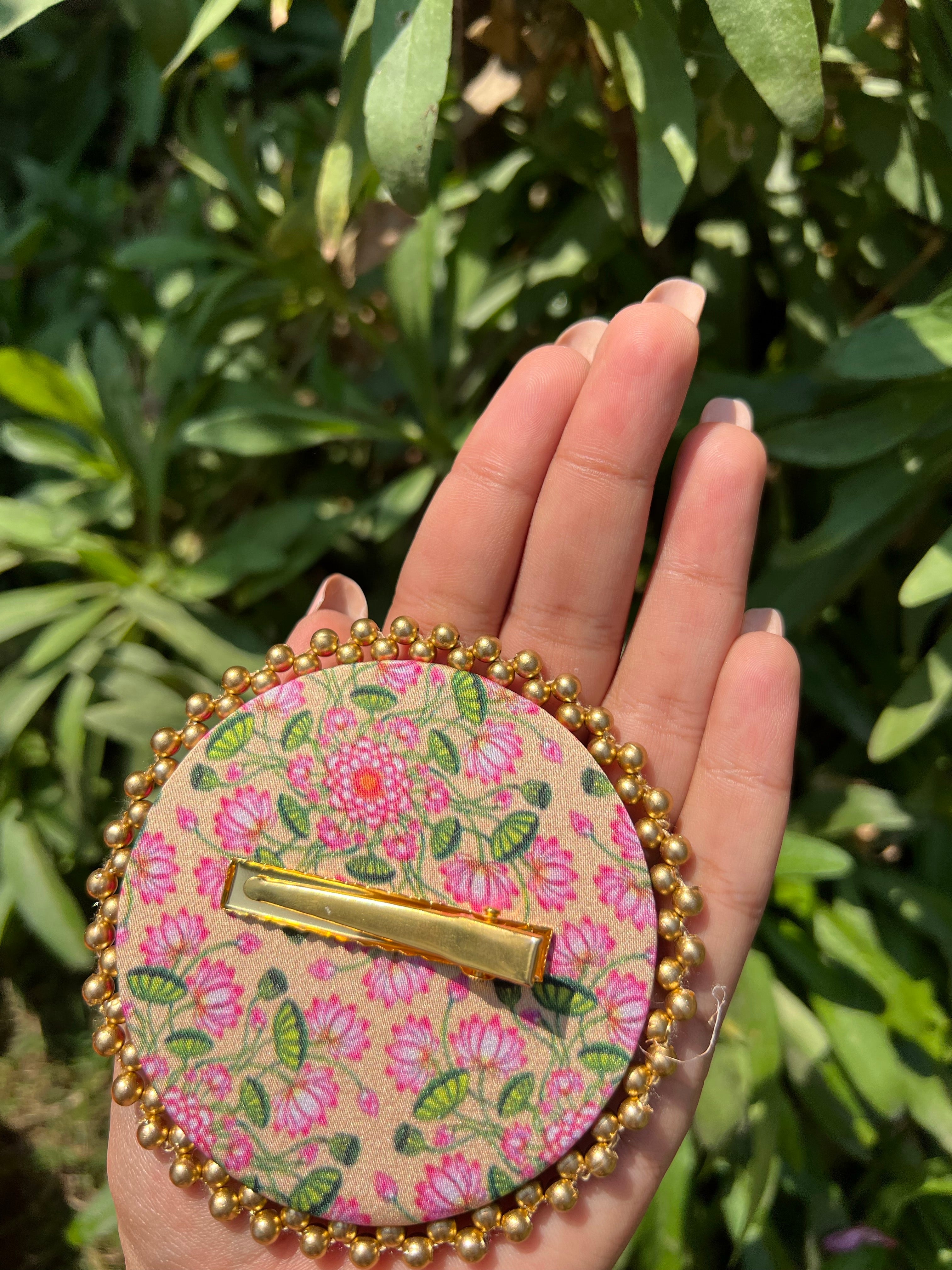 Enchanted Inflorescence Divine Pichwai Beaded Juda Brooch