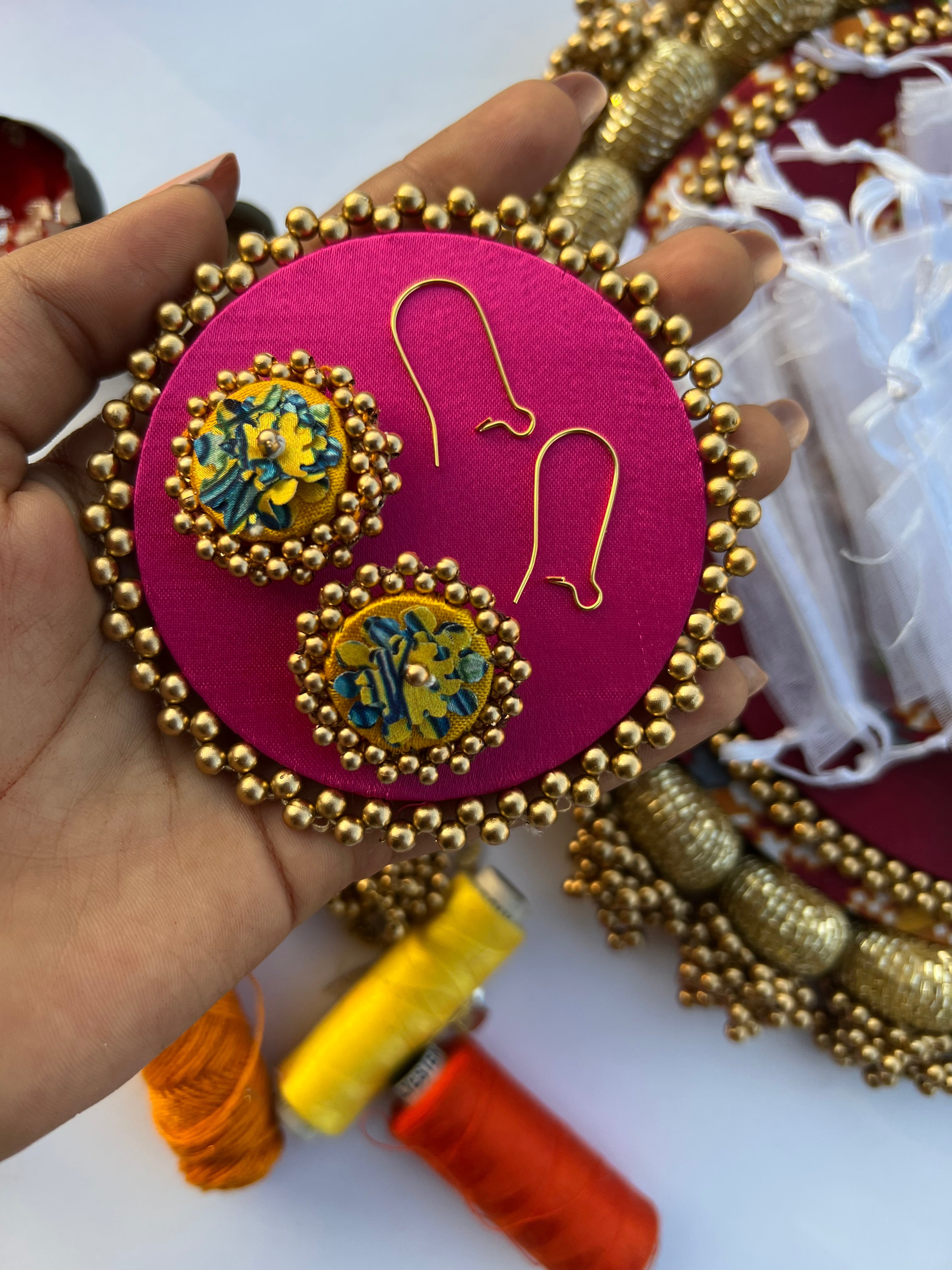 Assorted Mix of Patola Enchanted Hoop Earrings