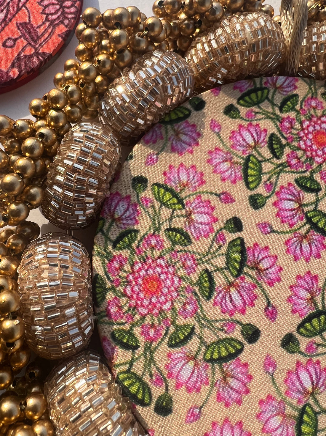 Diva Diya : OG Infloresence Divine Pichwai + Pink Colloquial Dvine Pichwai