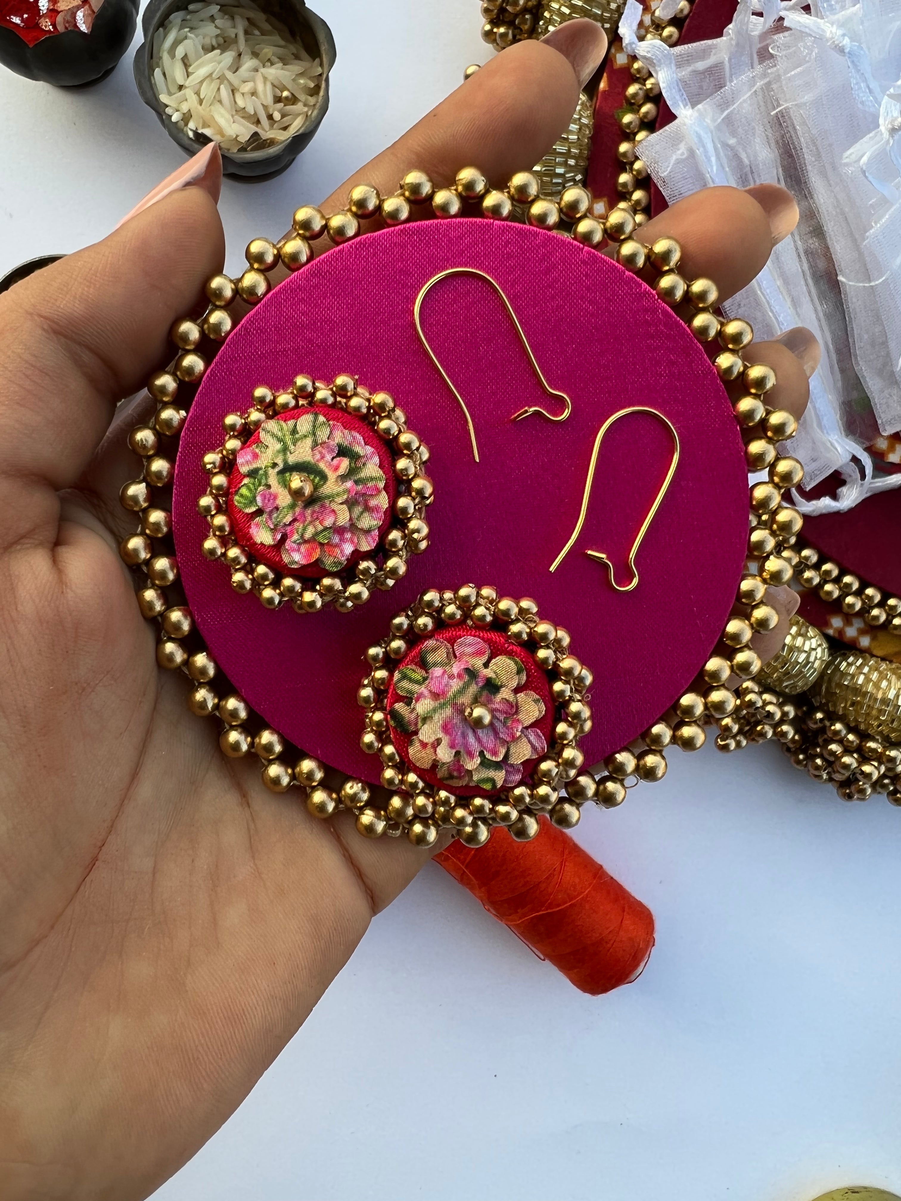 Assorted Mix of Patola Enchanted Hoop Earrings