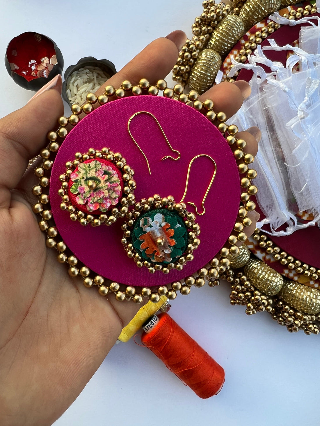 Assorted Mix of Patola Enchanted Hoop Earrings