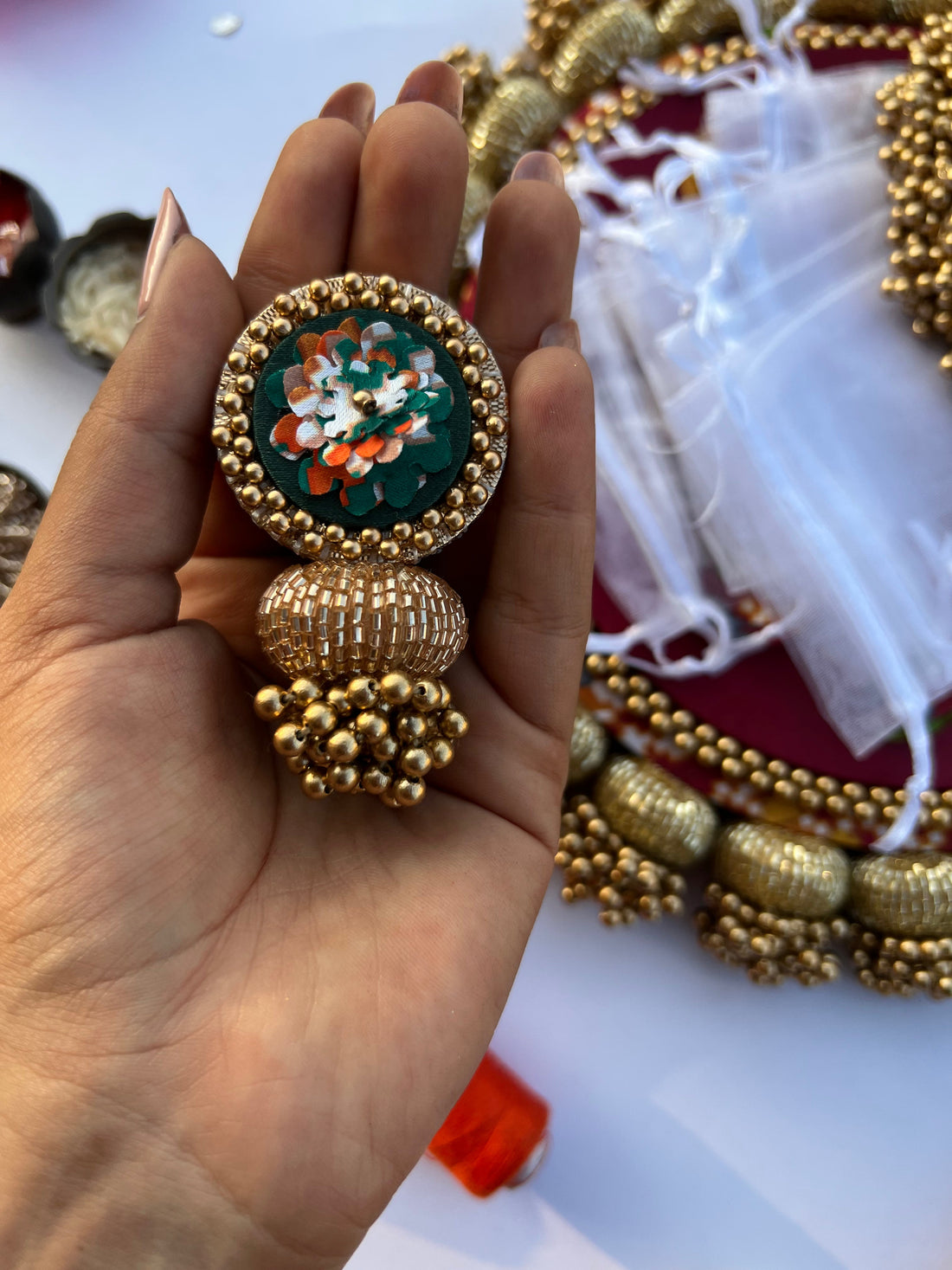 Assorted Mix of Patola & Pichwai Enchanted Brooches