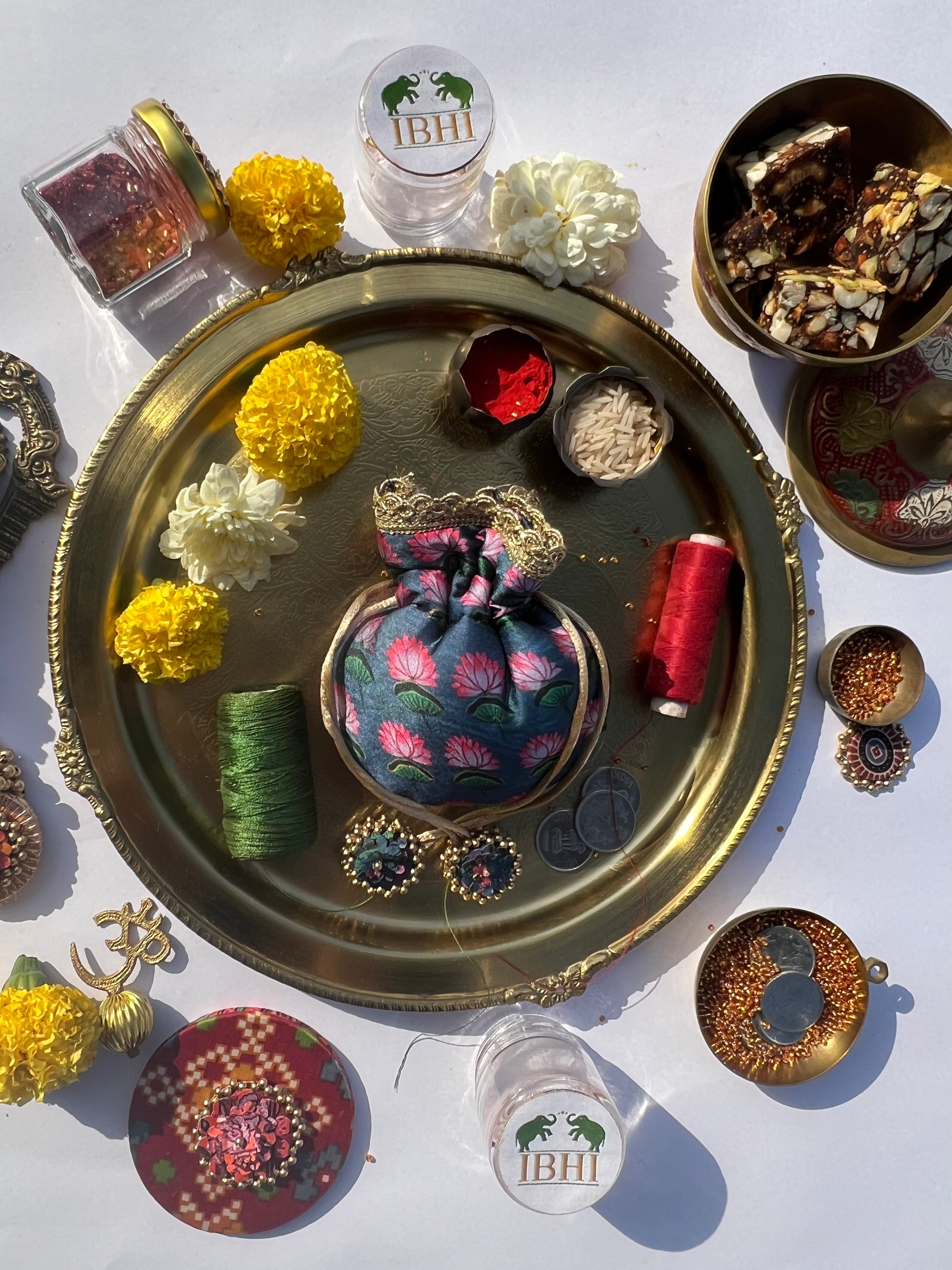 Idiosyncratic Divine Pichwai Little Potli- शगुन wali