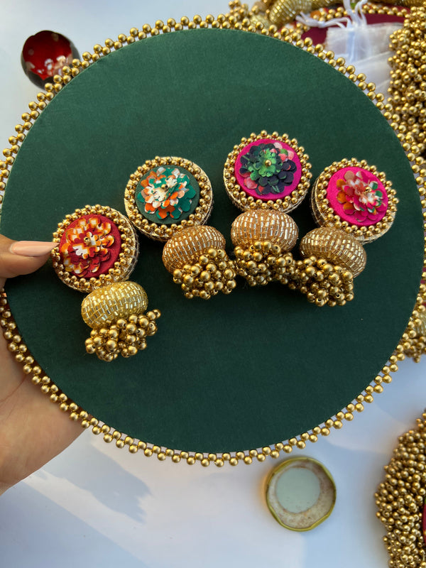 Assorted Mix of Patola & Pichwai Enchanted Brooches