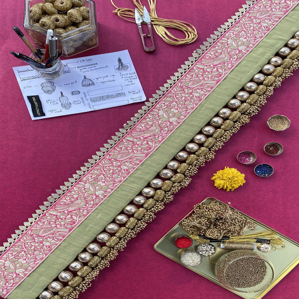 The English Pink Parsi Gara Toran